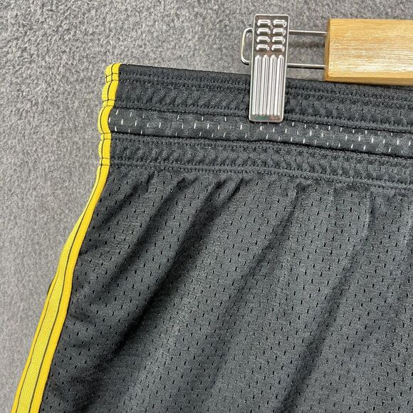 Nike Dri-FIT LIVESTRONG Shorts Women Medium Black Yellow Athletic Mesh Polyester - Picture 3 of 14